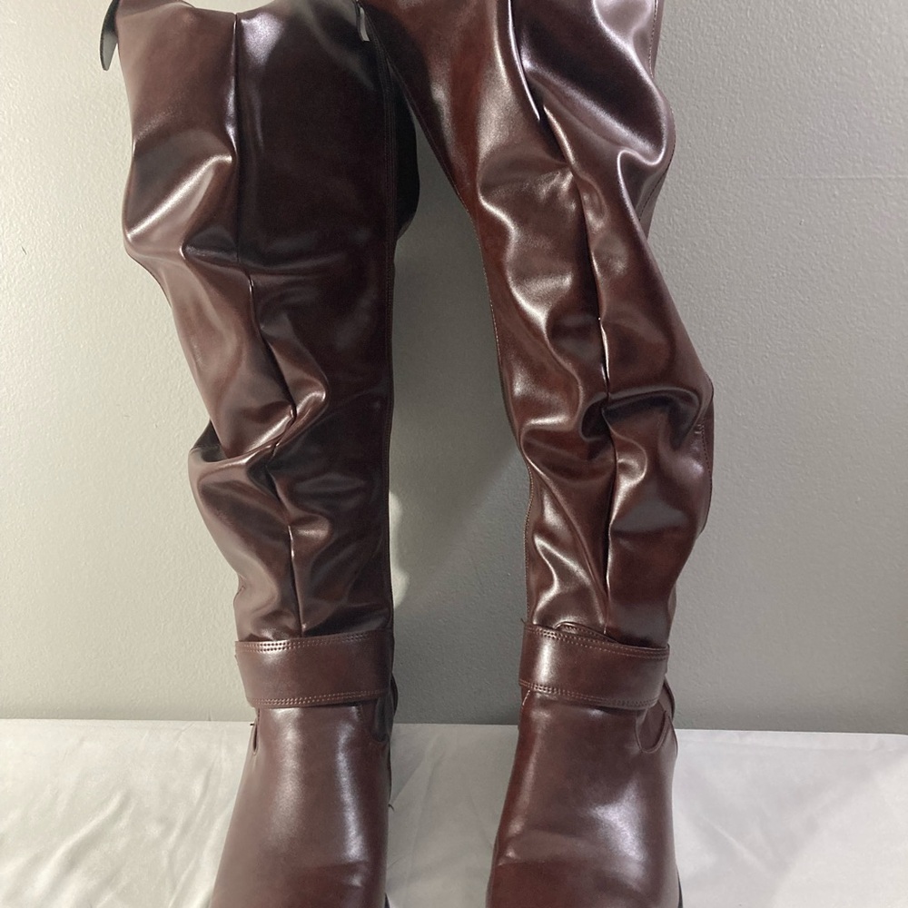 Cosplay Brown Knee-High Women's Boots